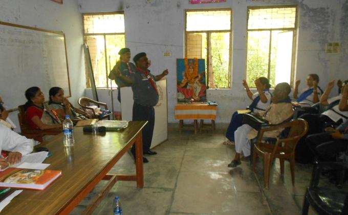 Awareness programme to promote scouting activities, Sultanpur, Uttar Pradesh, India.