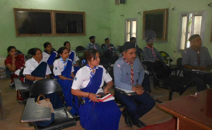 One day workshop for Scout master and guide captain of Basic Education Department, Sultanpur, Uttar Pradesh, INDIA
