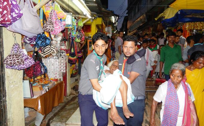 SERVICE AT KAMAKHYA AMBUBACHI MELA WITH A THEME OF SWACHH BHARAT SUNDAR BHARAT (CLEAN INDIA & BEAUTIFUL INDIA)