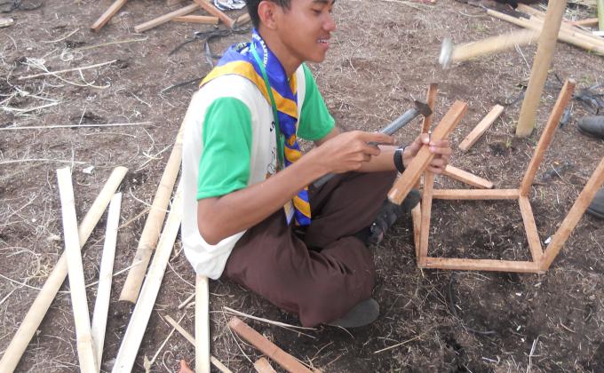 Making Trash Bin for Cleannes National Park West Bali-Indonesia