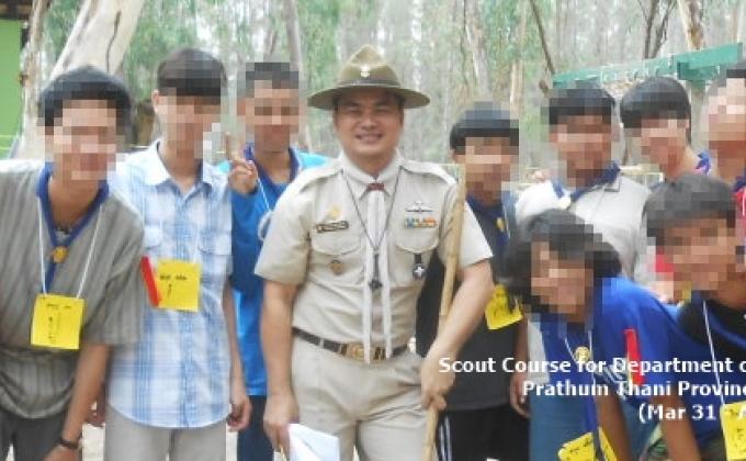 Scout Training Course for youth of Department of Probation (Mar 31- Apr 4, 2014)