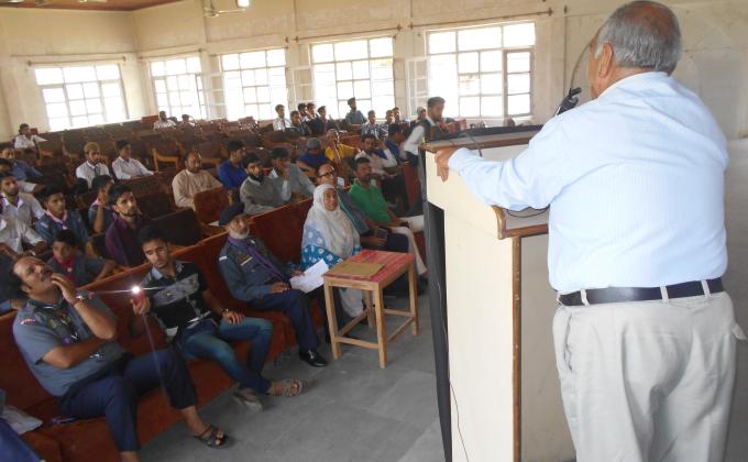 Divisional Level Seerat Cum Naat competition for Scout Scout Section at S. P. Hr. Sec.School Srinagar.