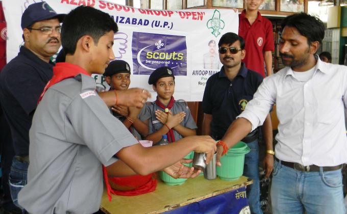 Free Water Distribution Camp