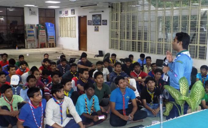 MoP initiatives at 1st Regional ICT Camp of Rover Region in Bangladesh