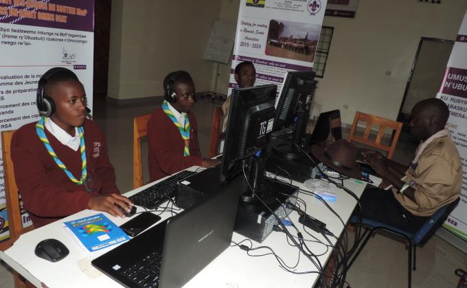 RWANDA SCOUT ACTIVELY PARTICIPATED IN JOTA-JOTI 2019