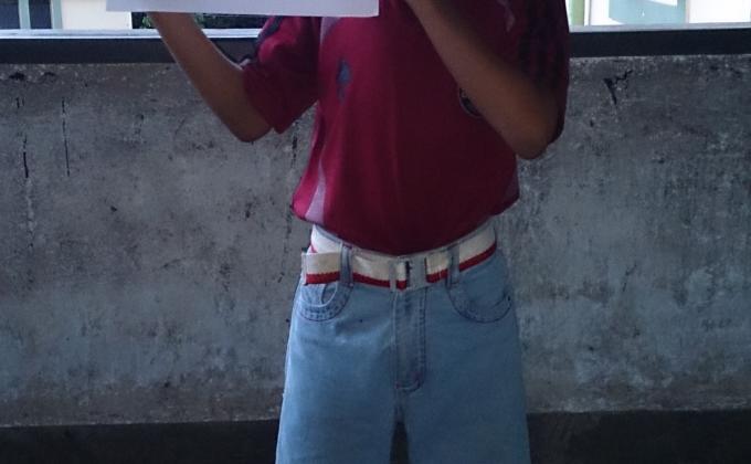 "PEACE STARTS WITH US." from cubs of 24th Asoka Group 