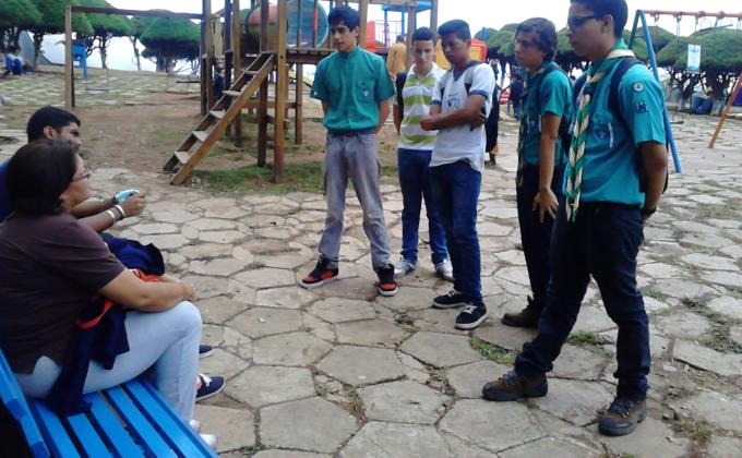 Cocientización en contra del bullying en la Virge de la paz 