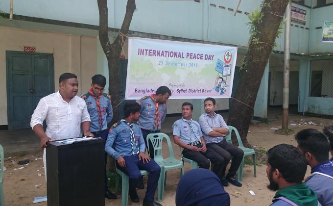 International Peace Day, Bangladesh Scouts 