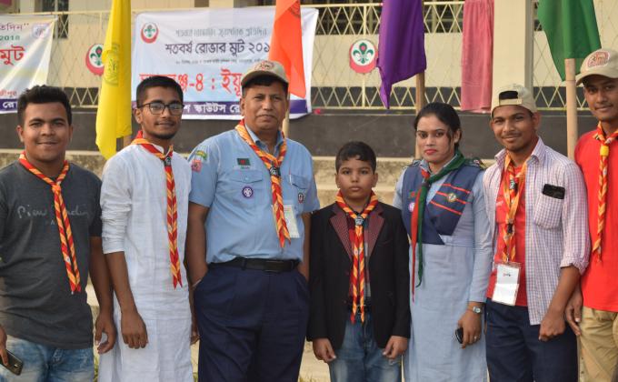 Volunteer at Centennial Rover Moot- 2018.