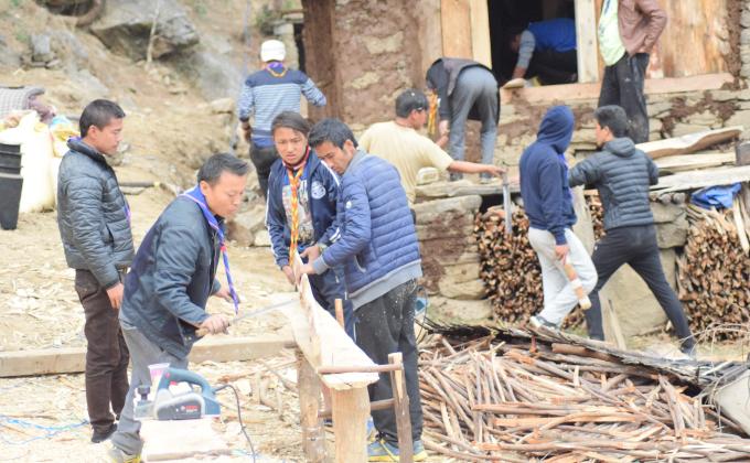 CBS On Community Service at Shazam, Trashiyangtse