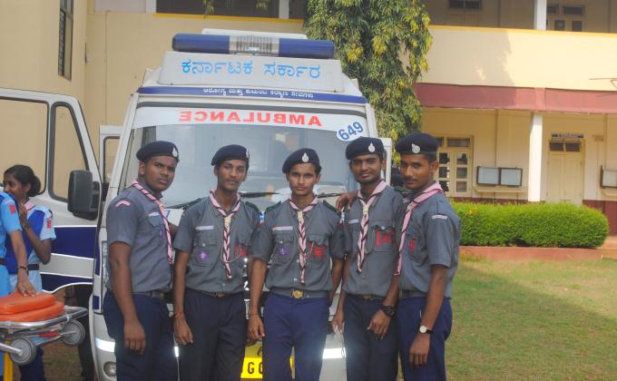 Ambulance Man Badge Work