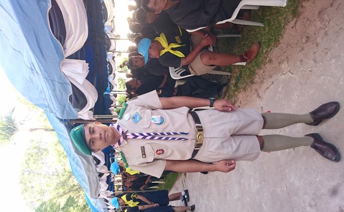 The Volunteer Scout in The Royal Cremation of His Majesty King Bhumibol Adulyadej