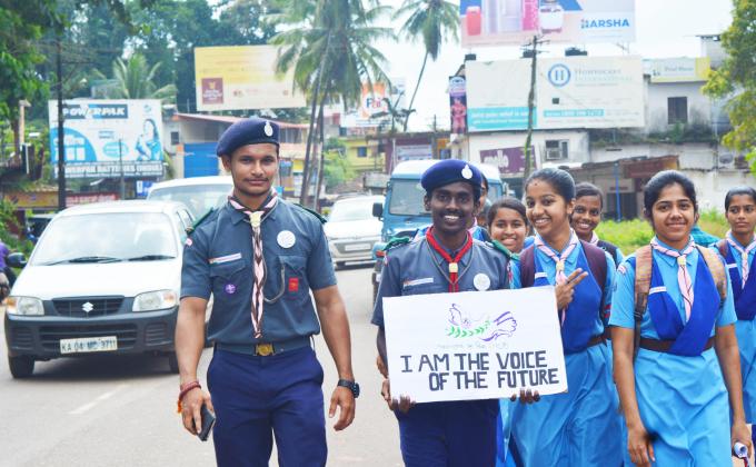 "Peace Start  With Me" Rally