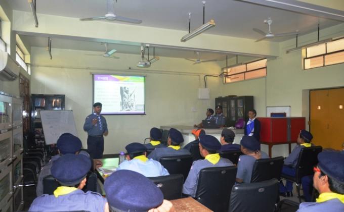 MoP Promotional activities at Basic Course for Scout Master & Guide Captains at DAV School Durgapur West Bengal