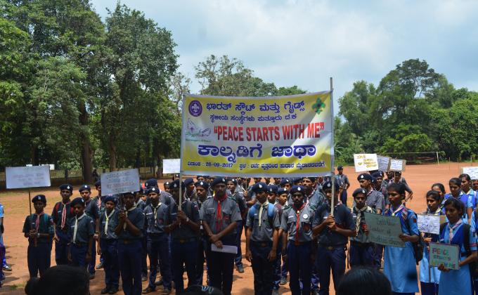 Peace rally