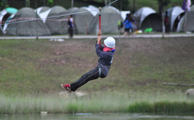 Zipline at Kuala Lumpur International Scout Jamboree 2016