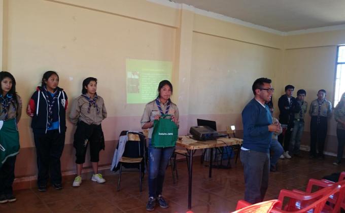 TRABAJANDO CON BOLSAS ECOLOGICAS