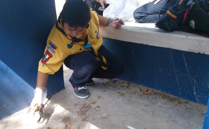 Buena accion a tu comunidad (limpieza de parque chapoteadero)