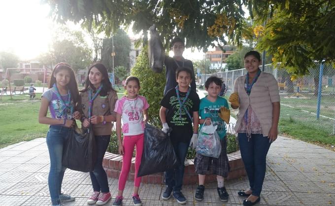Limpieza Parque Francisco de Orellana (Cochabamba - Bolivia)