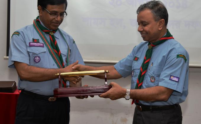 Dr. Mozammel Haque Khan new chief national commissioner of Bangladesh Scouts.