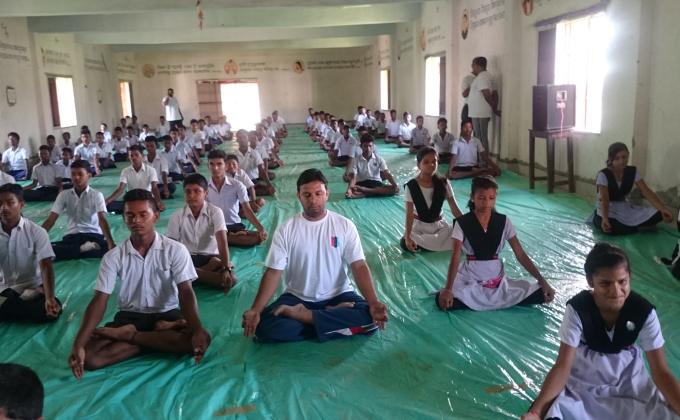 International yoga day observation 