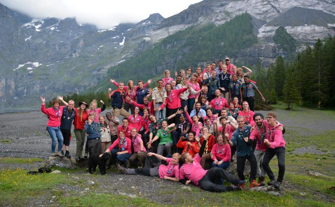 Volunteer Staff at Kandesteg International Scout Centre Spring 2014 - Summer 2015