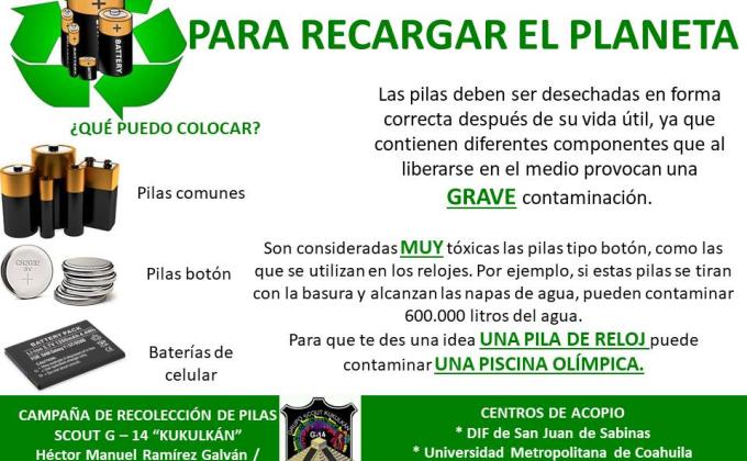 RECOLECTEMOS ENERGÍA  PARA  RECARGAR EL PLANETA