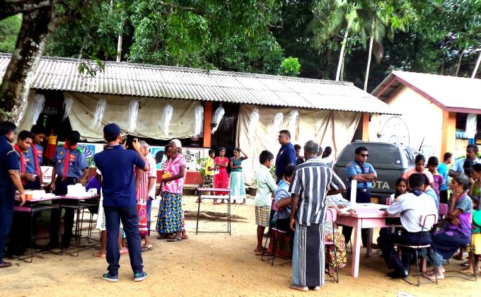SriLankan 69th Colombo Scouts Active In Flood Relief Work