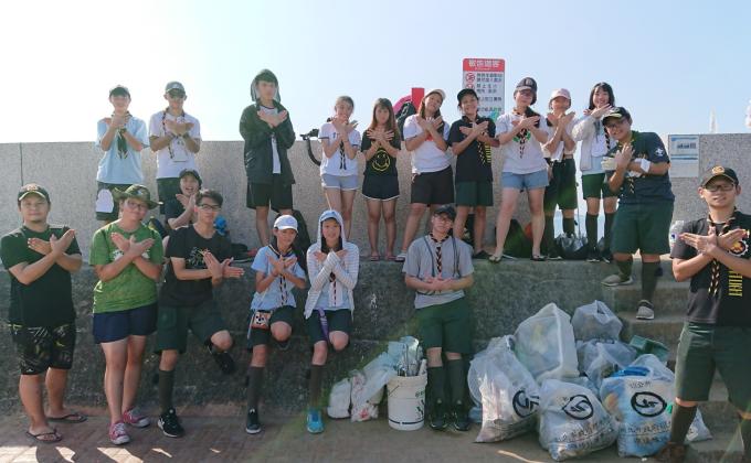 2018明湖國中光明複式童軍團行義淨灘服務 Ming-Hu Senior Scouts Coastal Cleanup Project