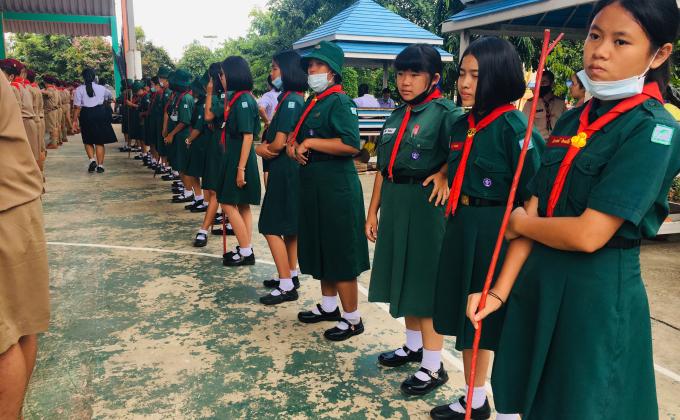 ซ้อมพิธีประดับบ่า