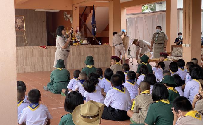 การเข้าค่ายลูกเสือ เนตรนารี