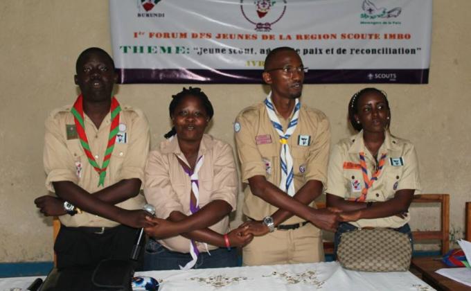 1er Forum des jeunes scout de la Region Scoute Imbo au Burundi