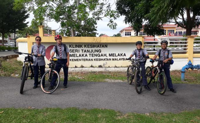 Bicycle camping