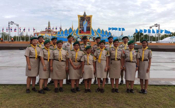 Scout RCC ปฏิบัติหน้าที่บริการงานวันแม่