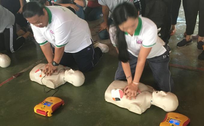 การอบรมปฐมพยาบาลเบื้องต้น