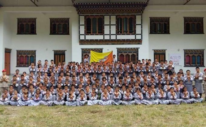 Gyelpozhing Scouts joining in MoP.