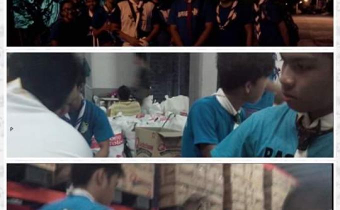 Scouts in Action! relief operation