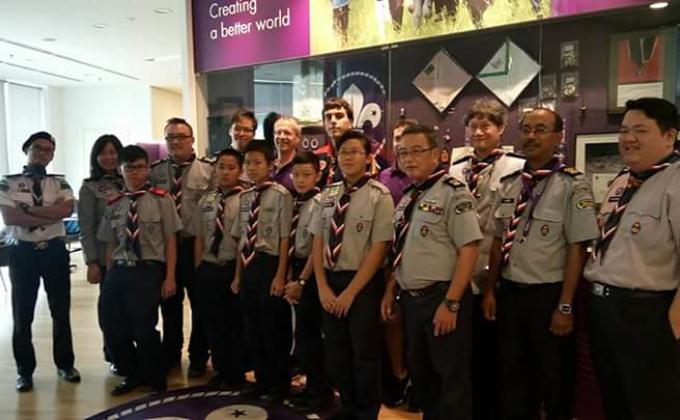 JotaJoti in WOSM office ,Kuala Lumpur