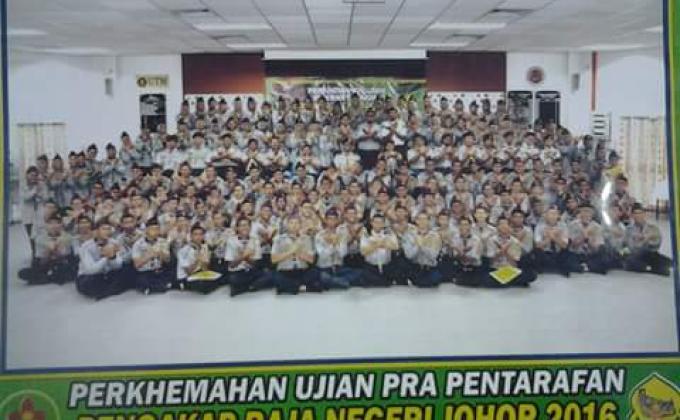 Perkhemahan ujian prapentarafan Pgkp Raja 2016