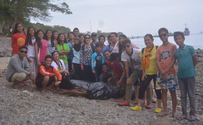 Scouts get together and Coastal clean up