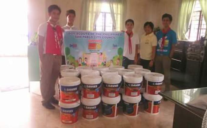 Distribution of Paint (Brigada Eskwela 2016- Day 4) First Leg