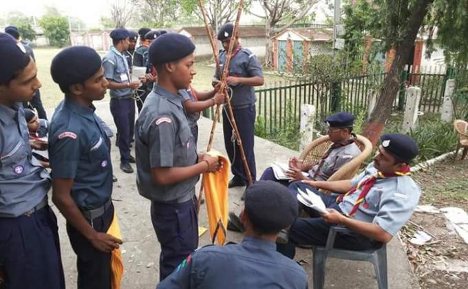 Rajya puraskar, Nipun rover scouts rovers rashtrapati testing camp.