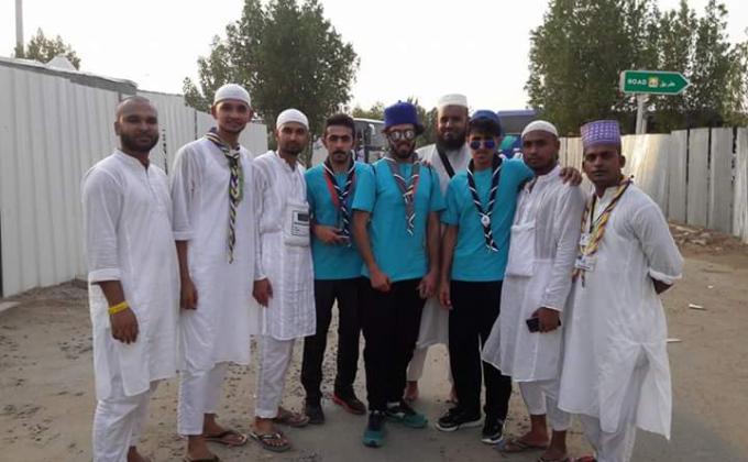 Soudi Araber Rover Scout and We Rover Scout Bangladesh Scouts Are Friends  Enjoying  Momente 