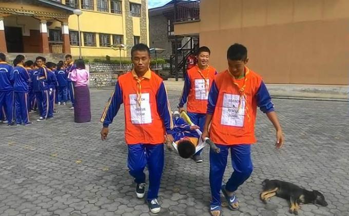 EARTHQUAKE MOCK DRILL