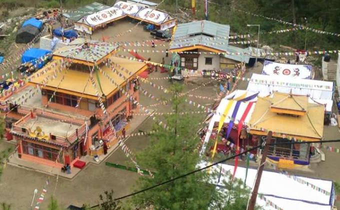 Celebrating the re-incarnation of Dungse Thinley Rinpoche.