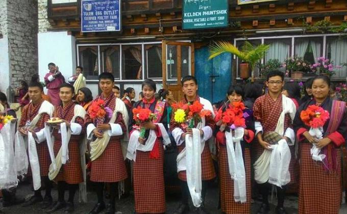 HM, Gyeltsun and Gyalseys visit to Mongar 