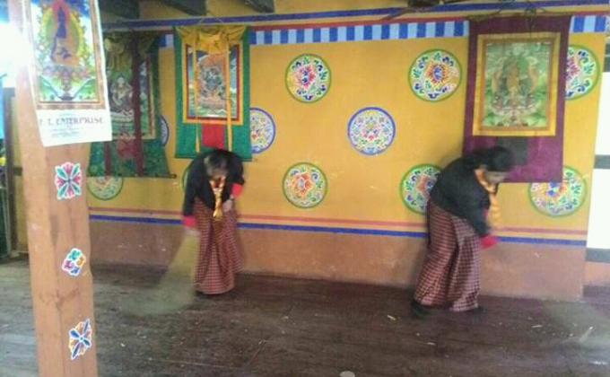 Cleaning of altar and prayer hall