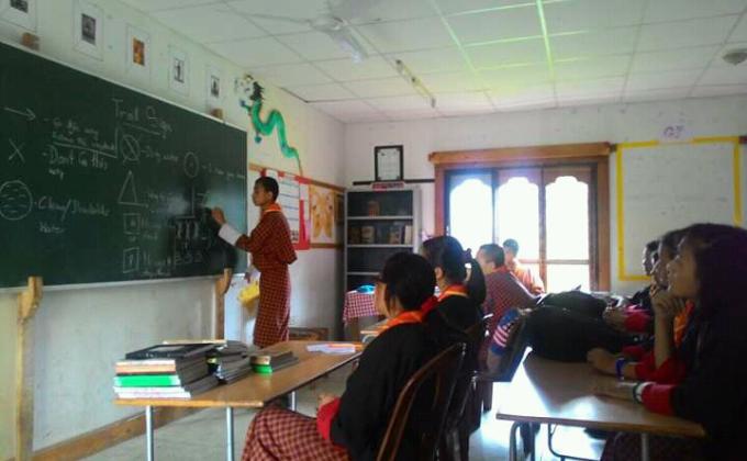 Teaching trail signs for scouts