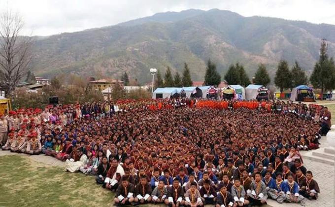His majesty's birth day celebration.