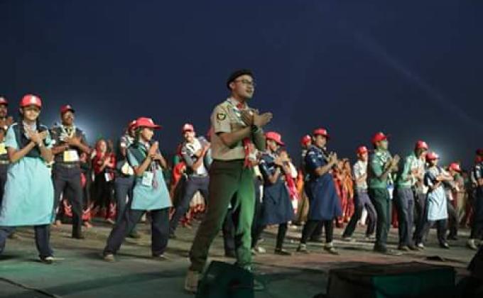 Service at Better World Village in 17th National Jamboree,India